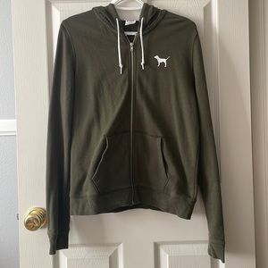 Olive green Pink jacket